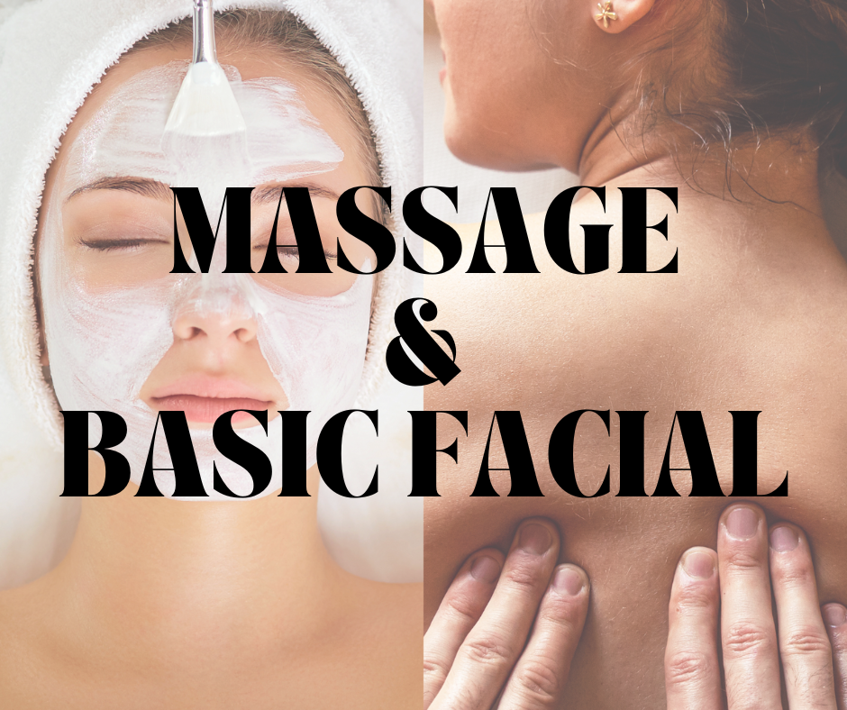 Relaxing Massage & Basic Facial