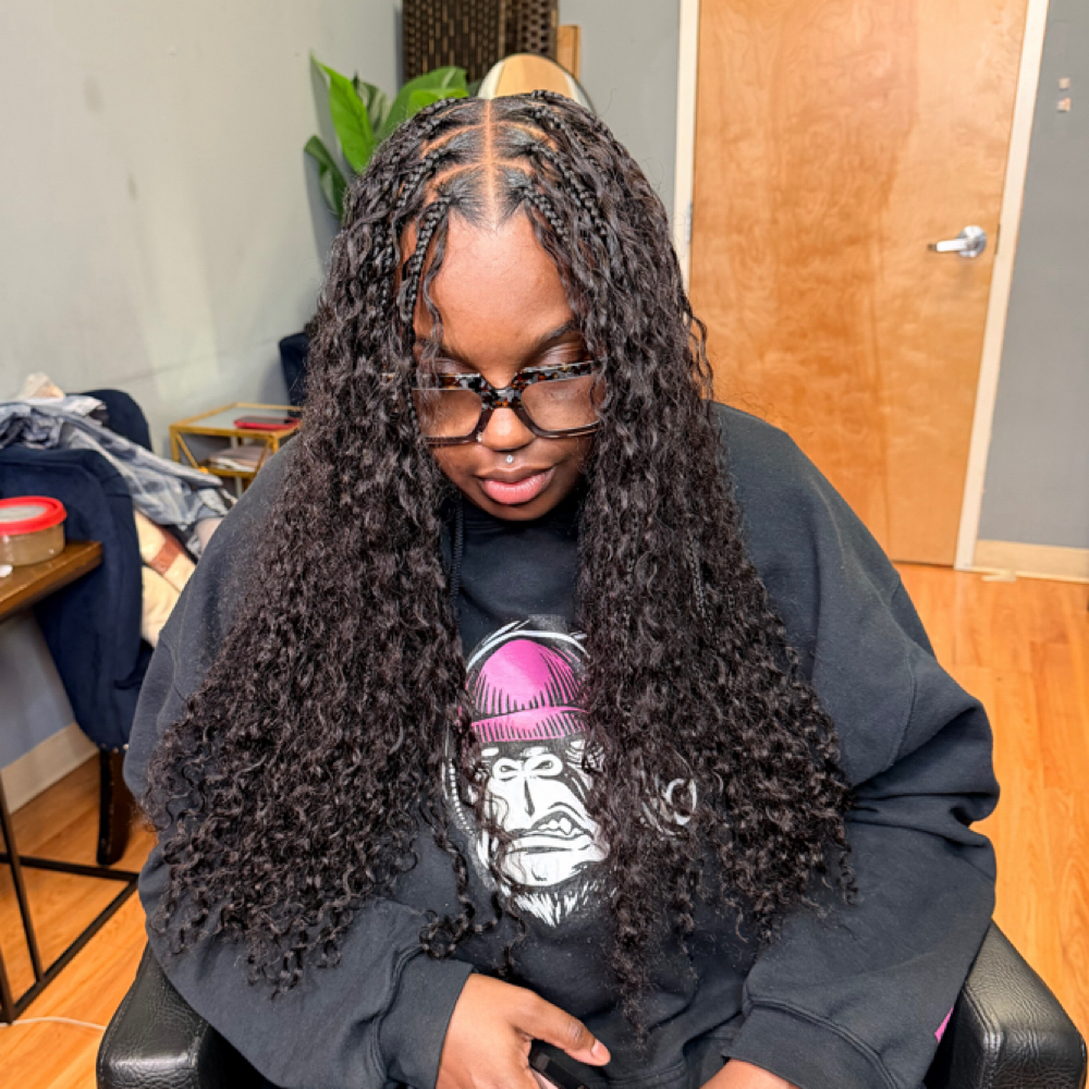 Medium Boho Knotless at JCTouch Salon in Parkville, MD