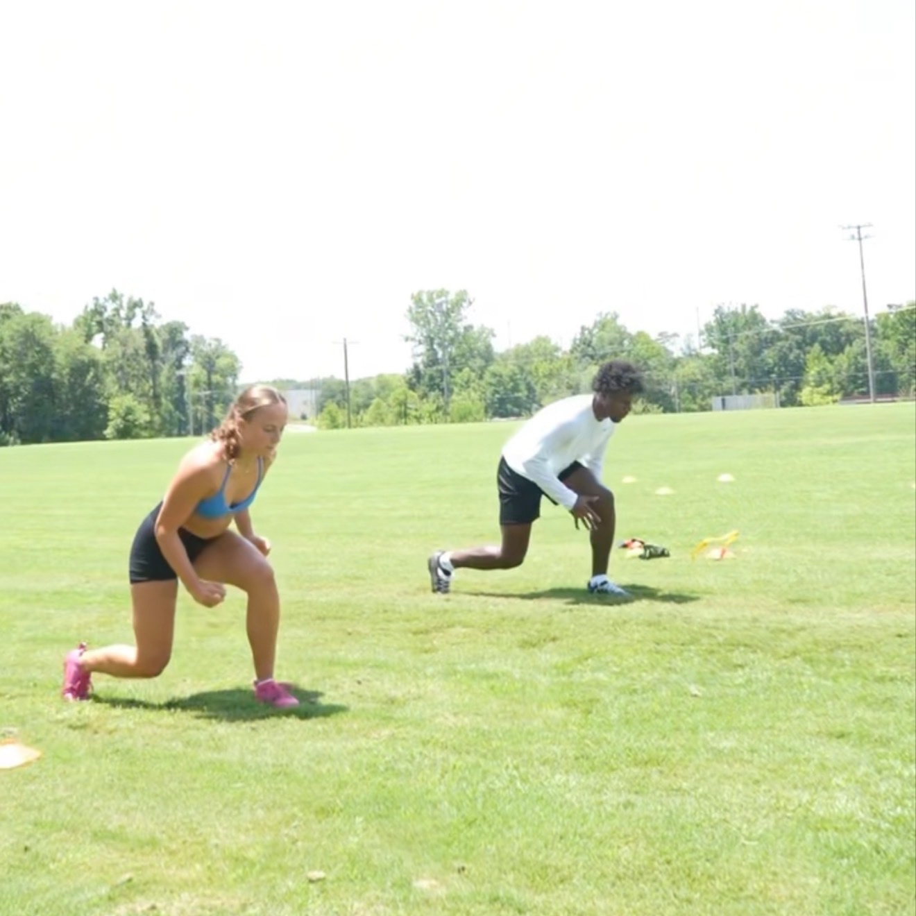 Wide Receiver Group Training at CMC Athletics in Charlotte, NC