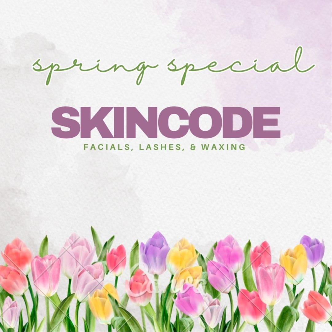 Spring Specials at skincode in Fairfield, CT