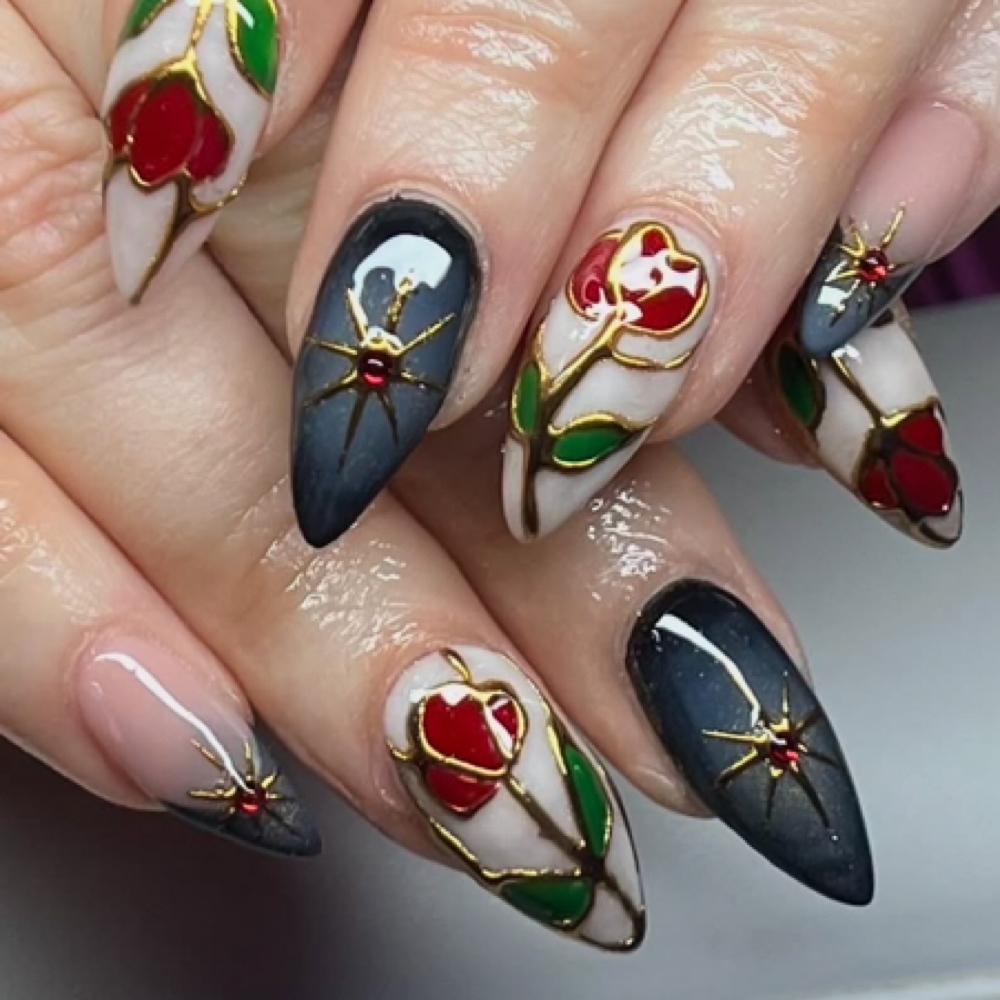 Elegant Nail Set at Gloss Boss Nails in Nampa, ID