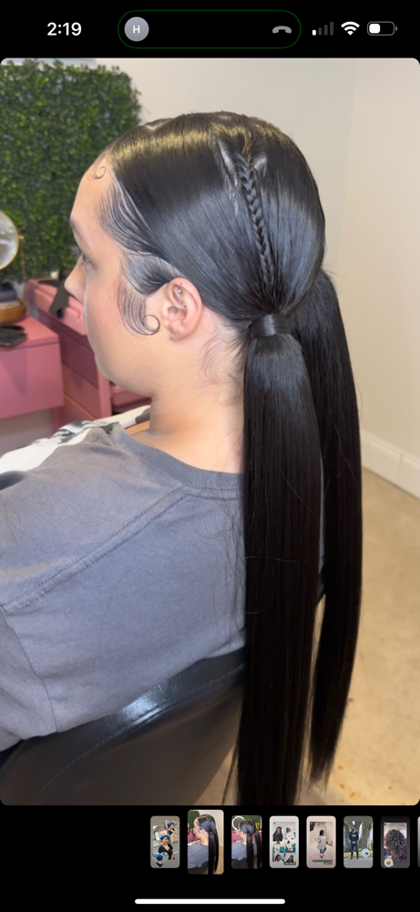 Double ponytail