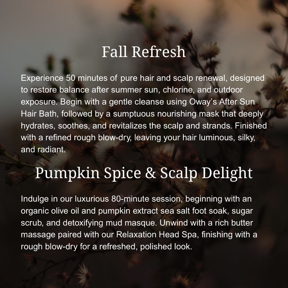 Fall Specials