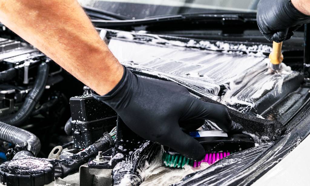 Engine bay detailing