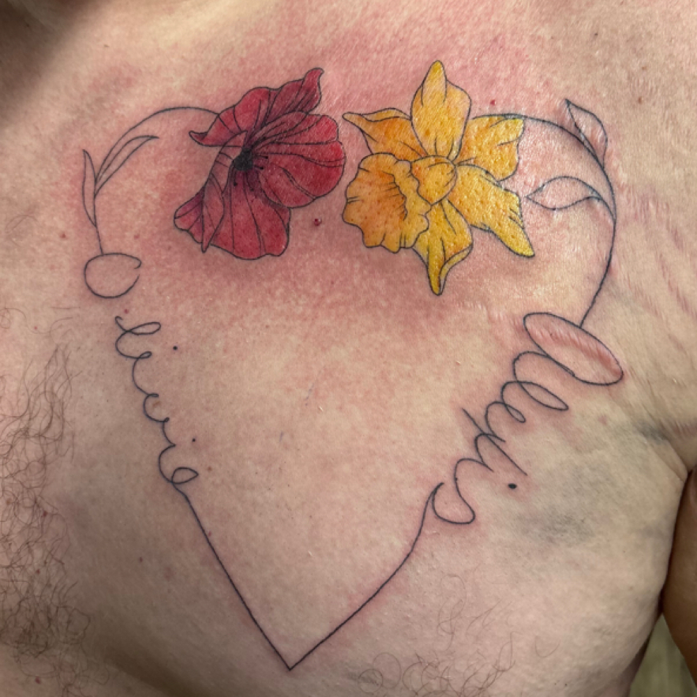 Large Colored Tattoo Under 12 Inche