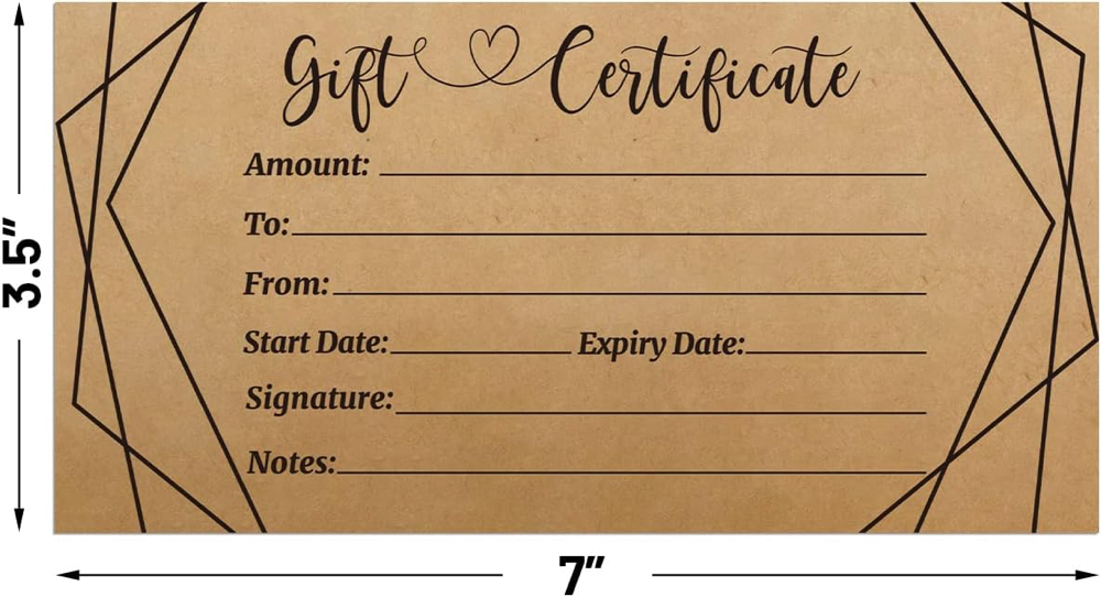 Gift Certificate