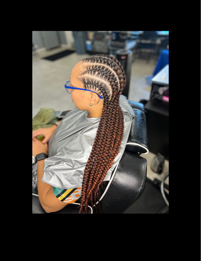 2-6 Feed-In Braids