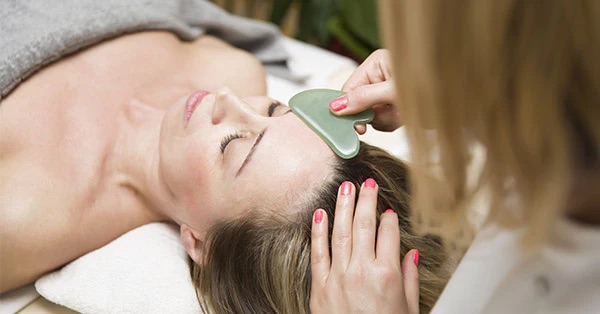 Jade Stone Gua Sha Facial Massage