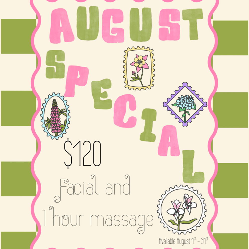 August Special #2 at The Nest: Wellness and Massage in Olney, IL