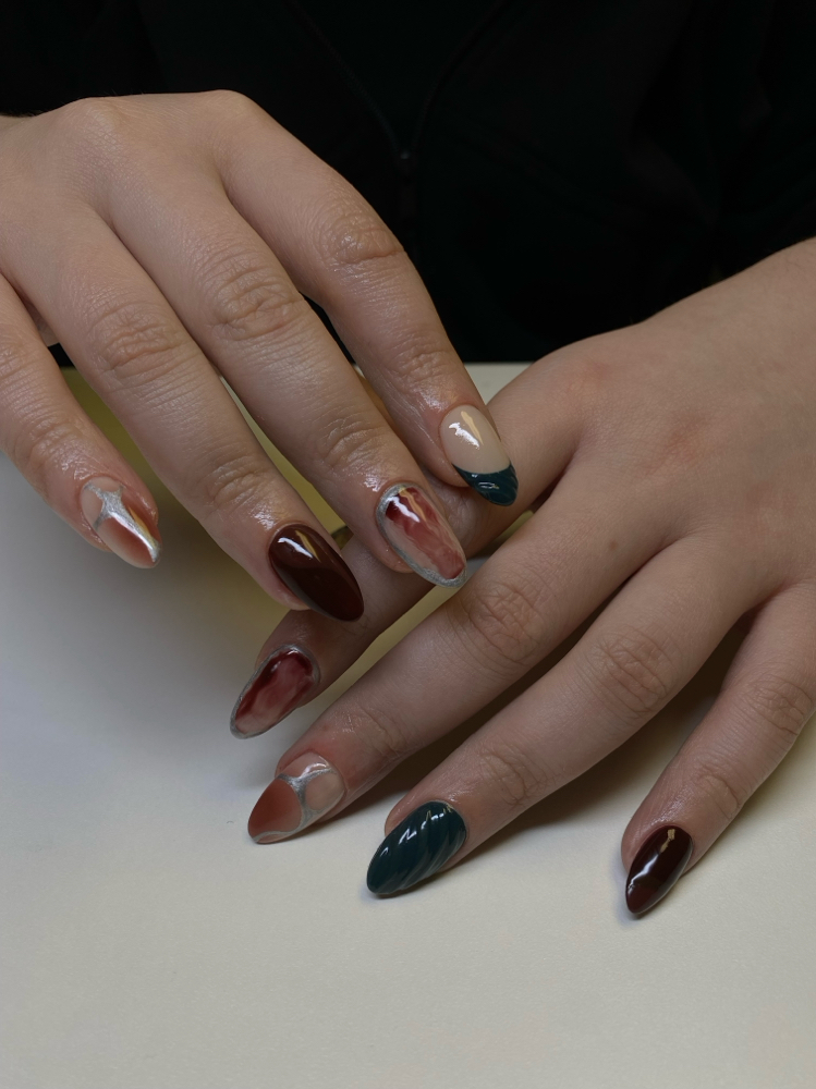 Gel X Full Set W/ Design S-M