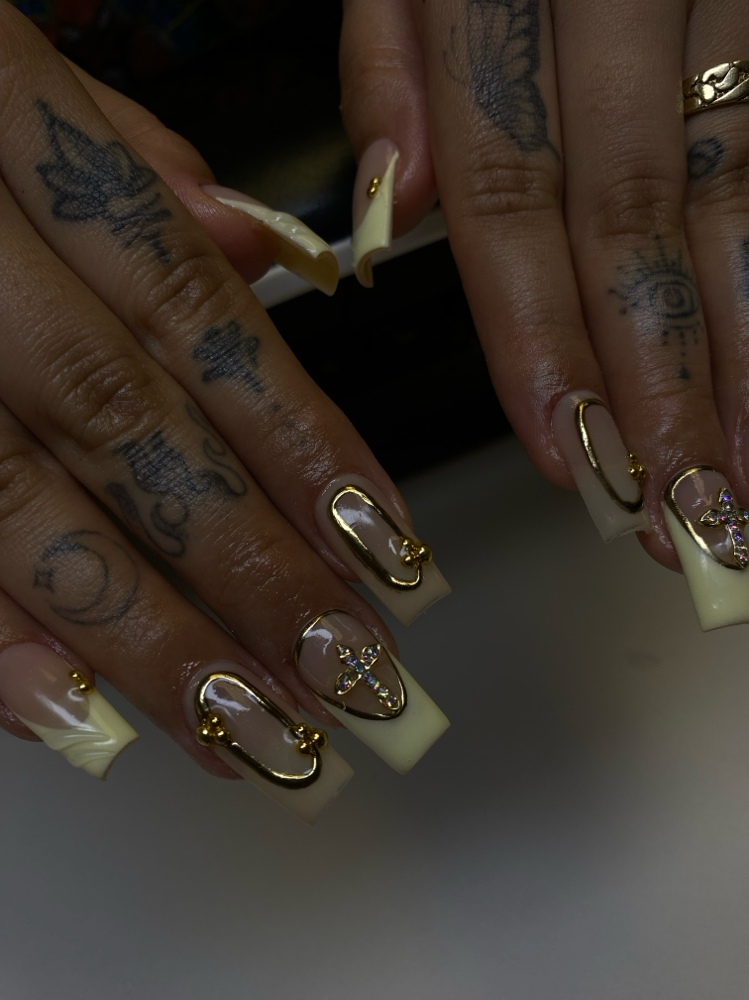 Gel X Full Set W/ Design S-M