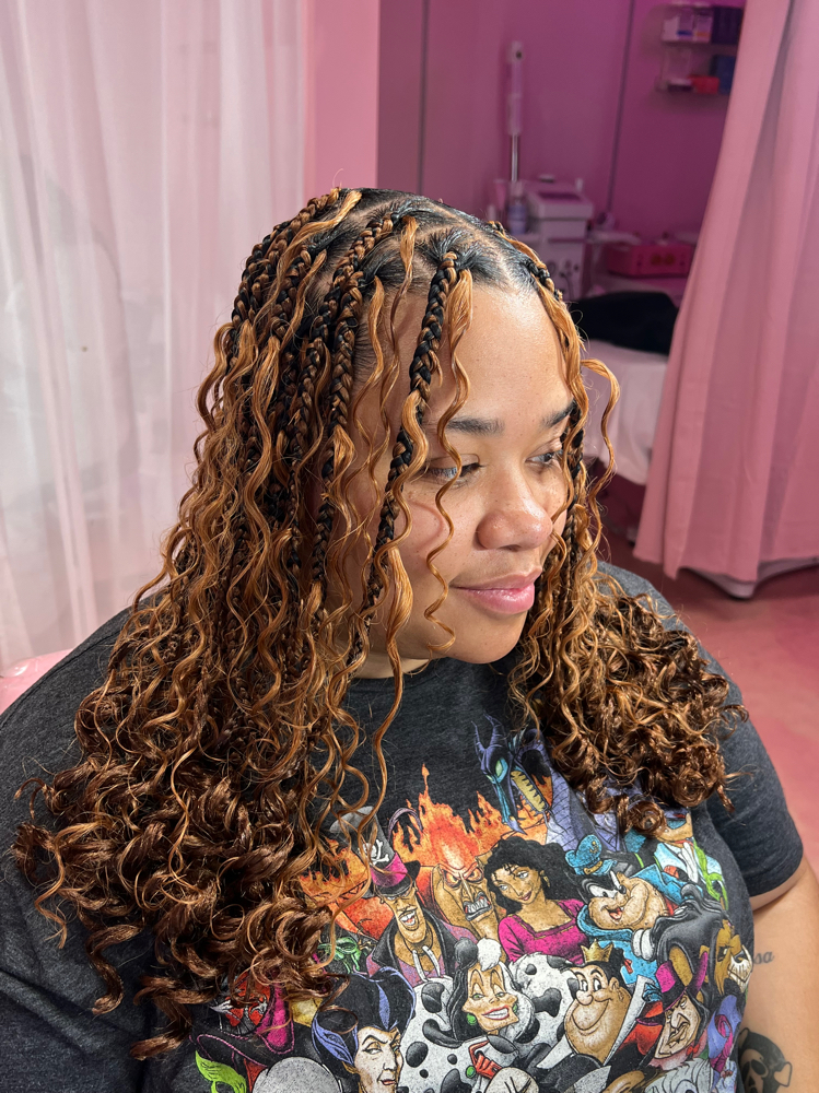 Boho Braids Short Hair Human Hair