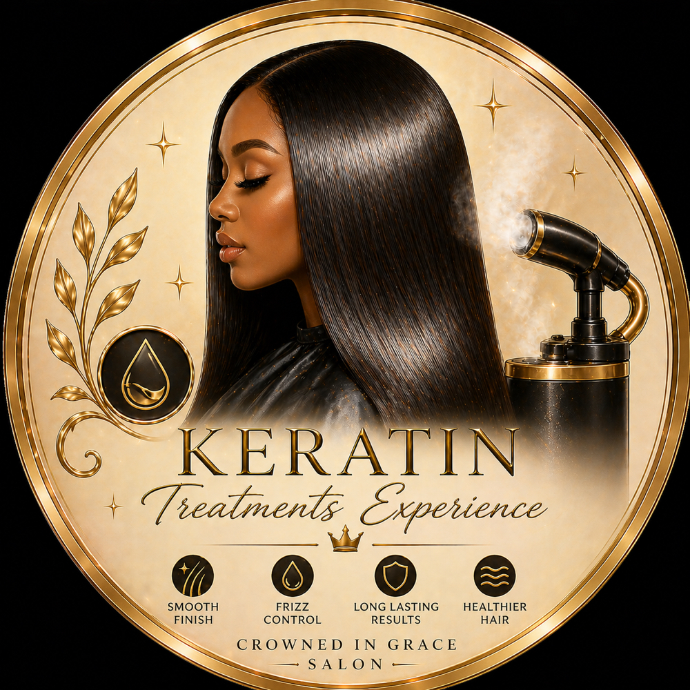 Keratin Treatment at Crowned in Grace Salon in Pearland, TX