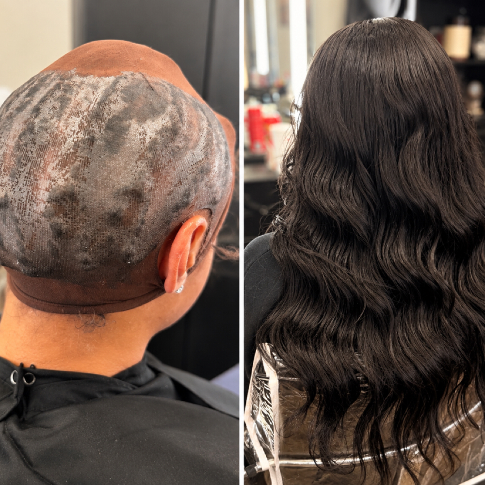 Quick wig Install at Luxeami Center & Academy in High Point, NC