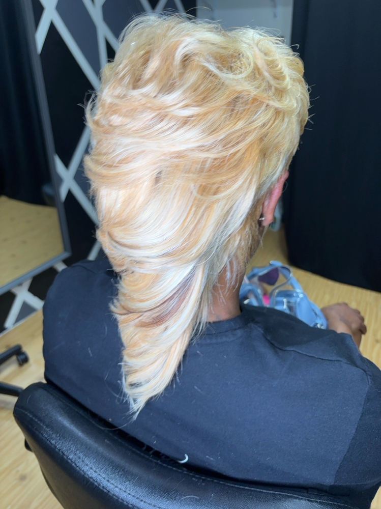 Short Cut Mullet at Bodacious beauty salon in Winston Salem, NC