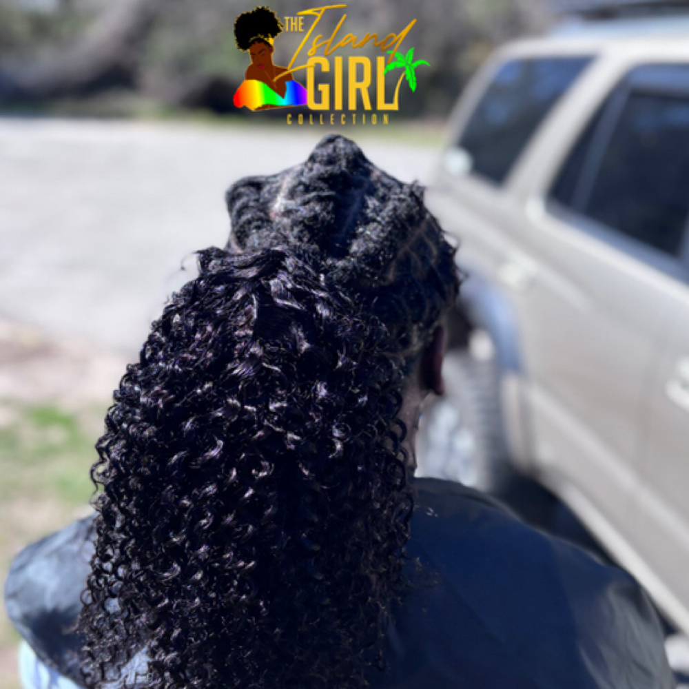 Barrel Style with Ponytail at The Island Girl Collection LLC in hinesville, GA
