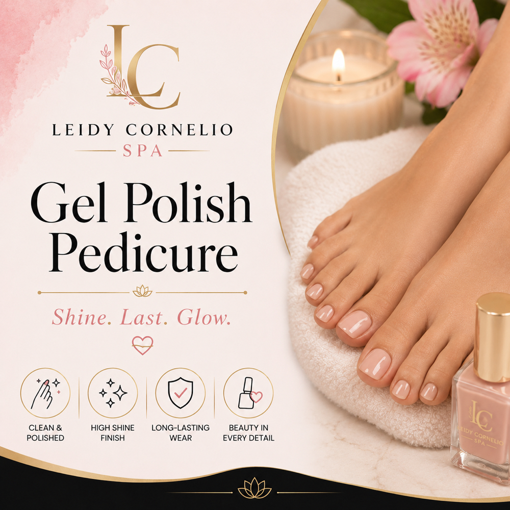 Gel Polish Pedicure at Leidy Cornelio Spa in Aurora, CO