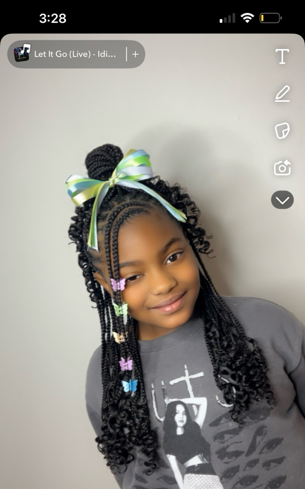 Braided Bun w Front Pieces