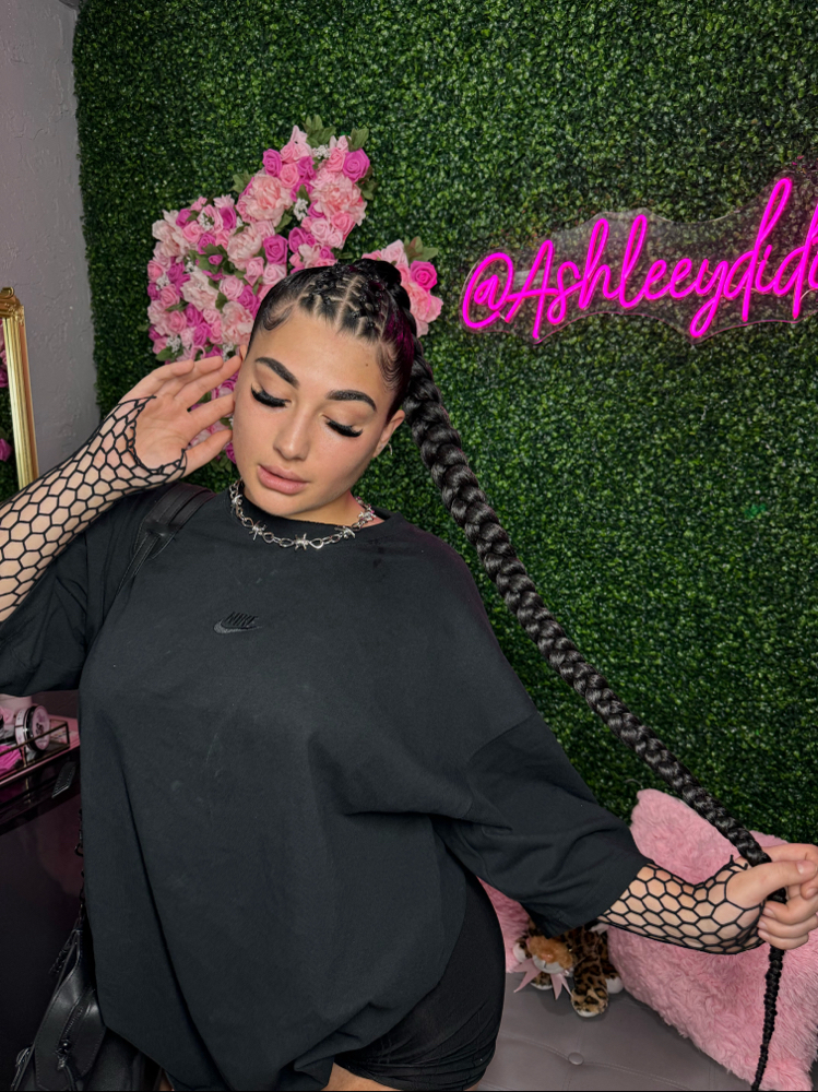 Rubberband Ponytail