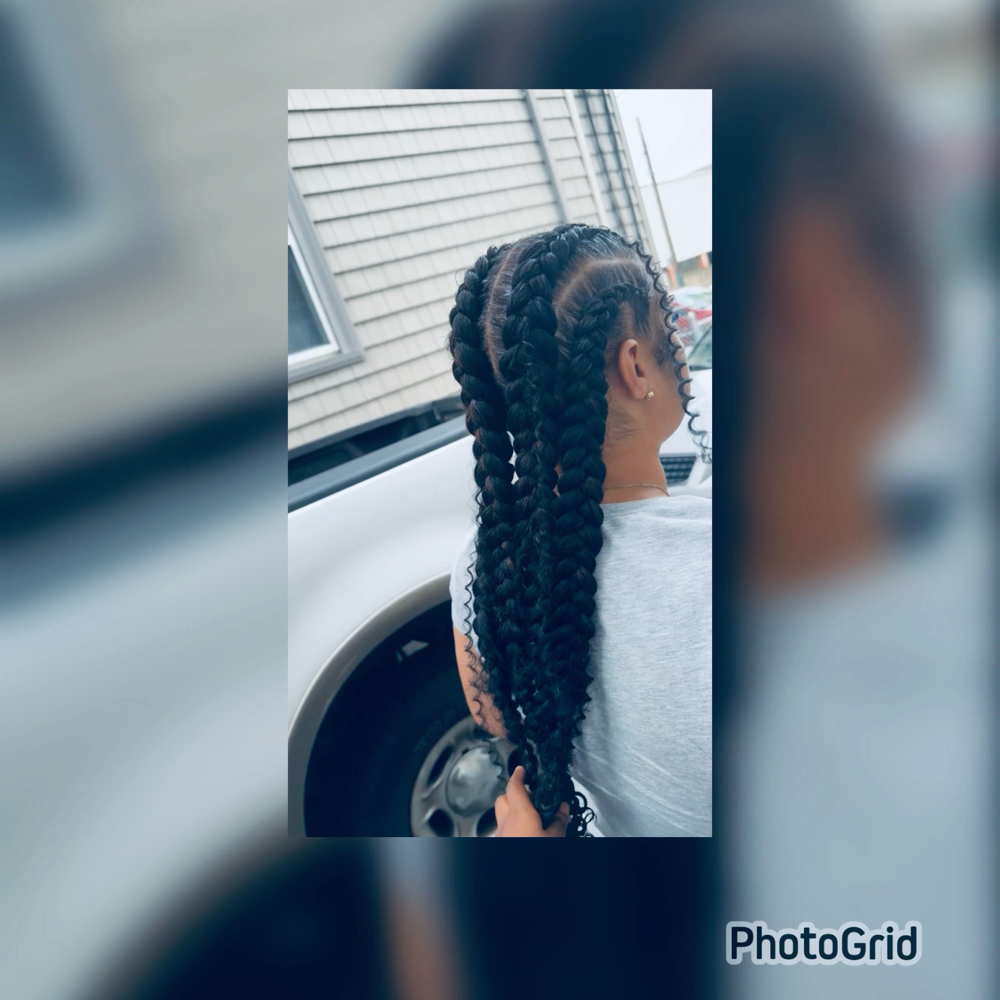 4 Butterfly Cornrows