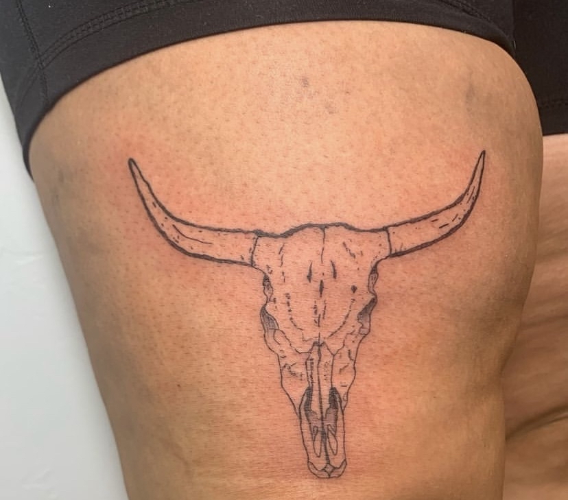 Large Fine Line Tattoo