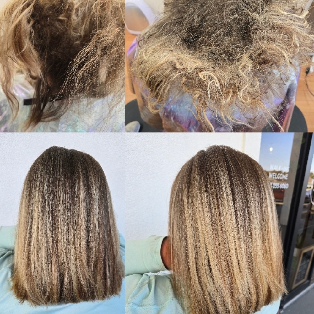 De-matting at Scarlett O'Hair in Waveland, MS