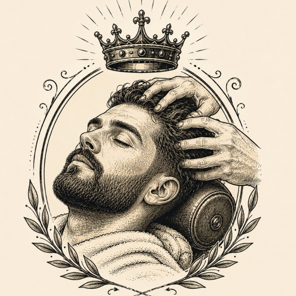 The Crown Escape at lily flagg barbershop in Huntsville, AL