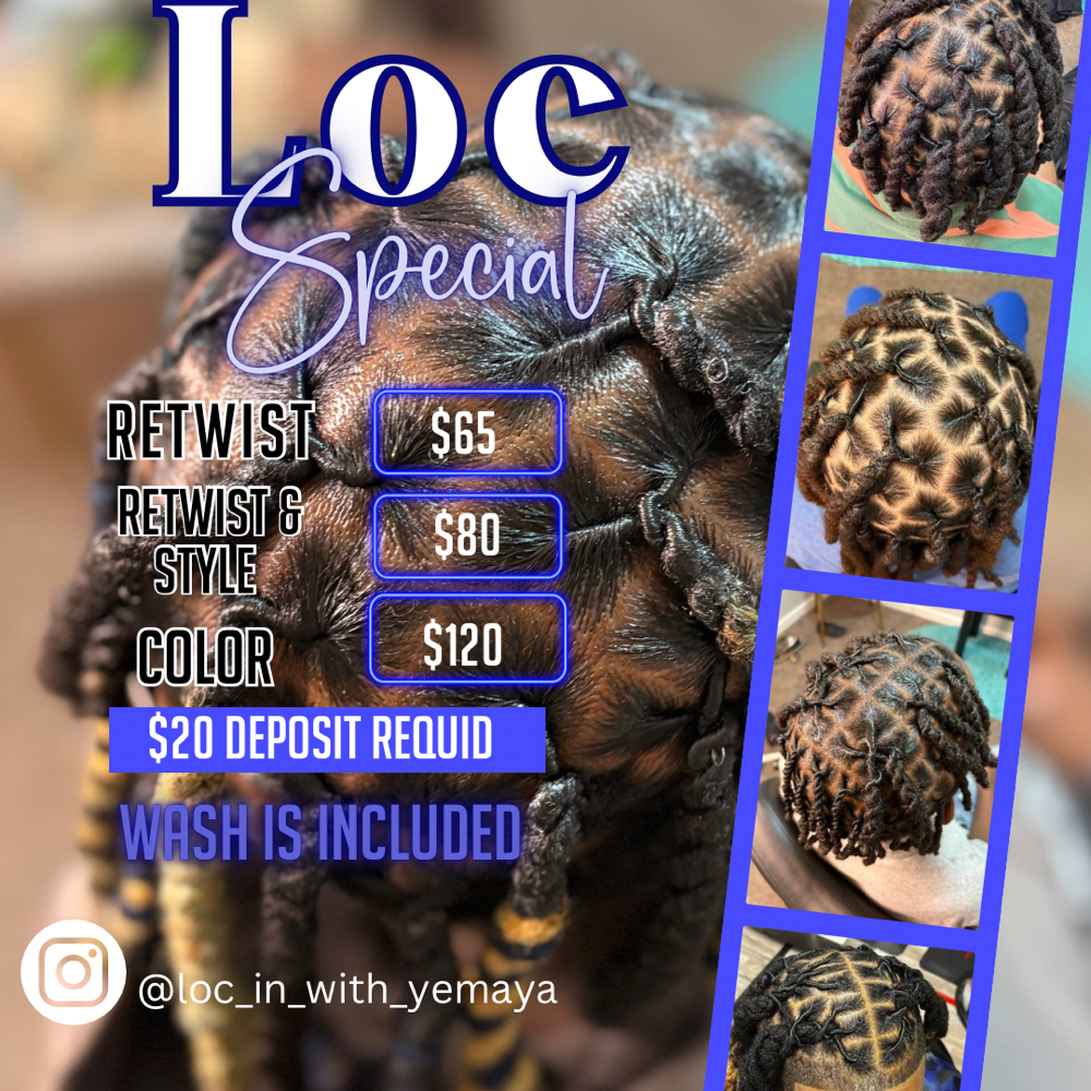 Retwist & style