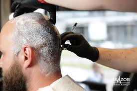 Head Shave at The Rooted Barber in Lincoln, NE