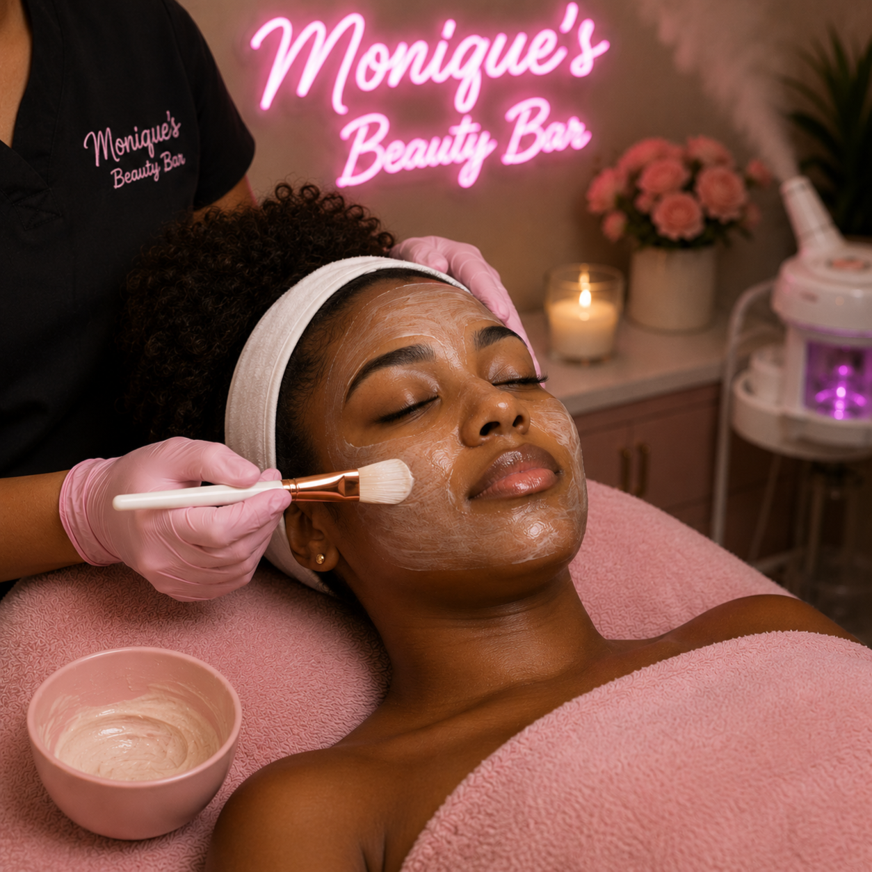 90 Minute Signature Facial at Monique's Beauty Bar in Charlotte, NC