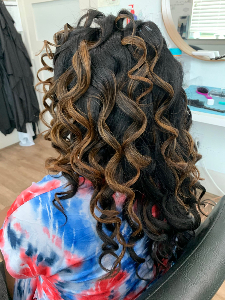 Only•Blow Dry• Iron Curl•