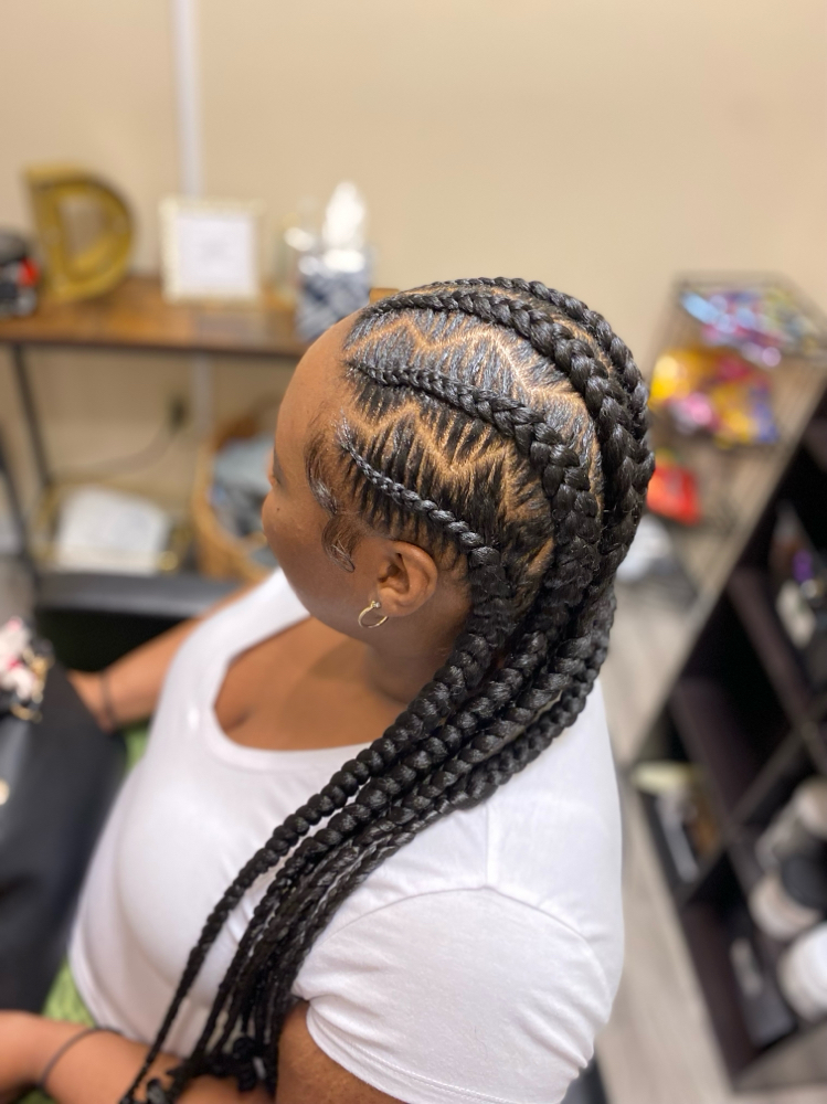 4-6 Feed In Braids