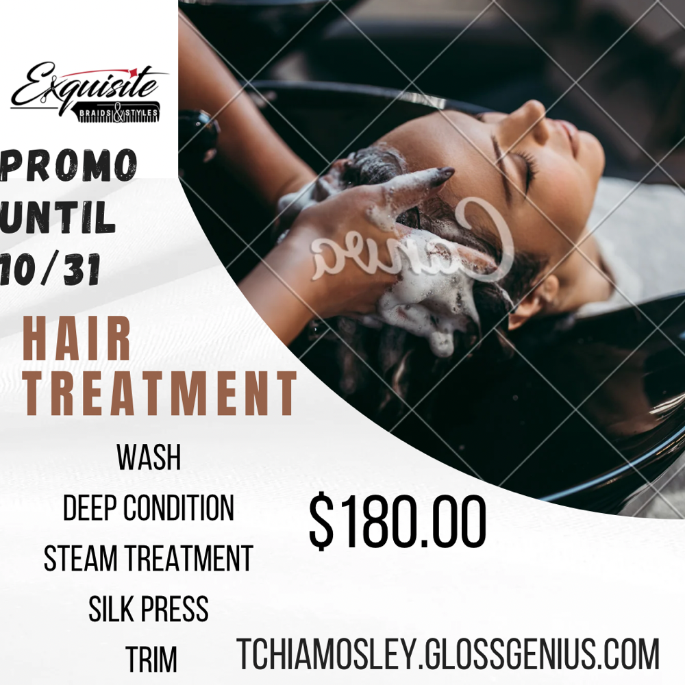 Hair Treatment Promo Until 10/31