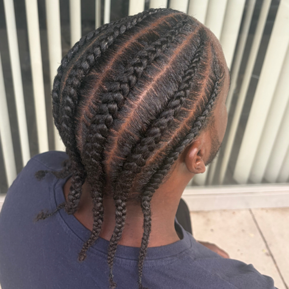 Wash & Simple Men Braids at Bre Luxury Locs in Cincinnati, OH