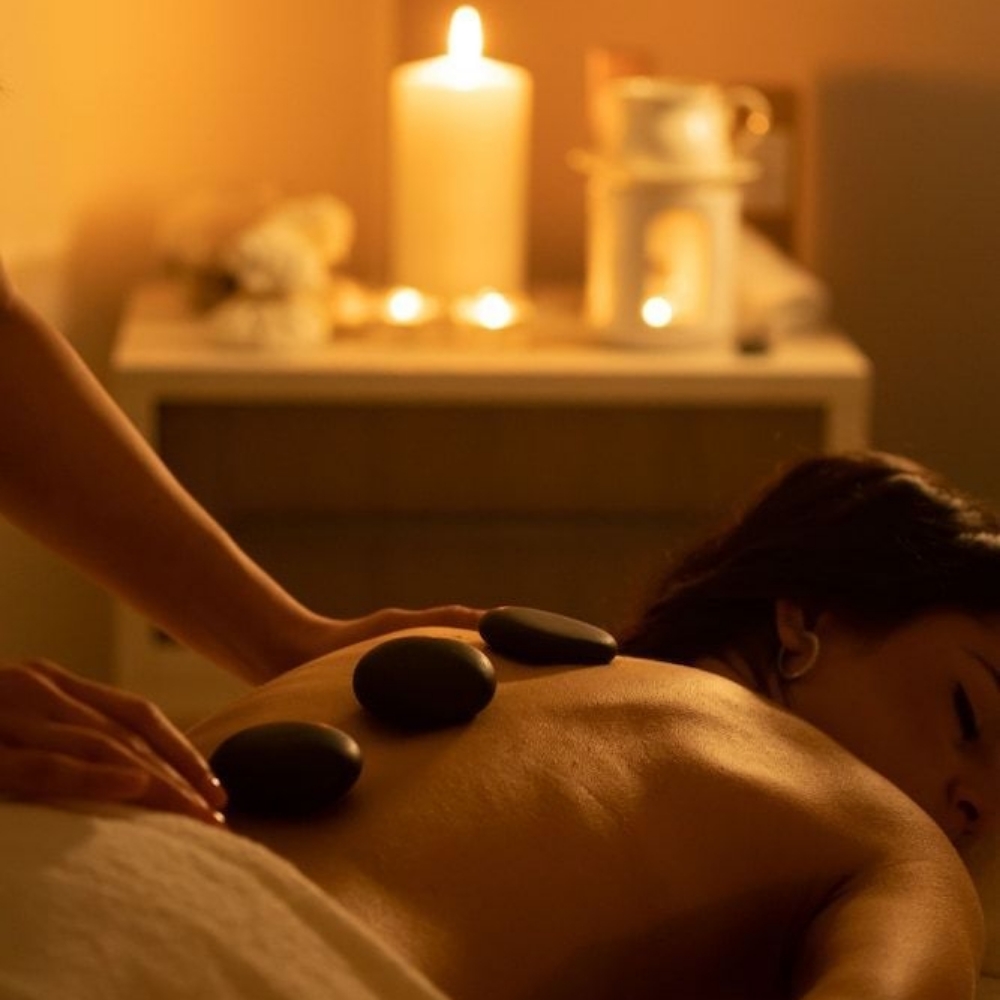 One Hour Hot Stone Massage