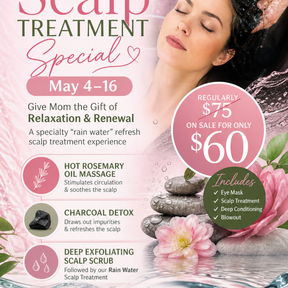Mothers Day Scalp Special at Falci’s Salon & Spa in Dover, PA