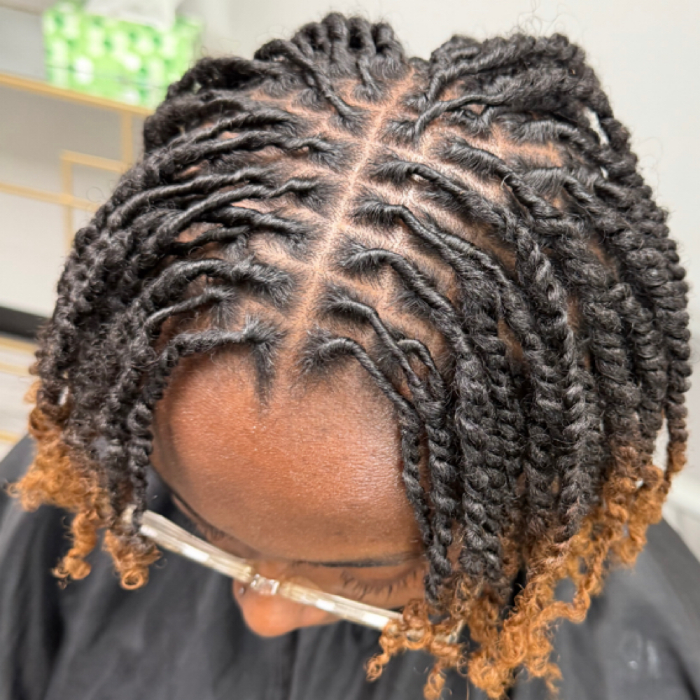 Small Size Starter Locs at Goddess Glow Loc Studio in Chattanooga, TN