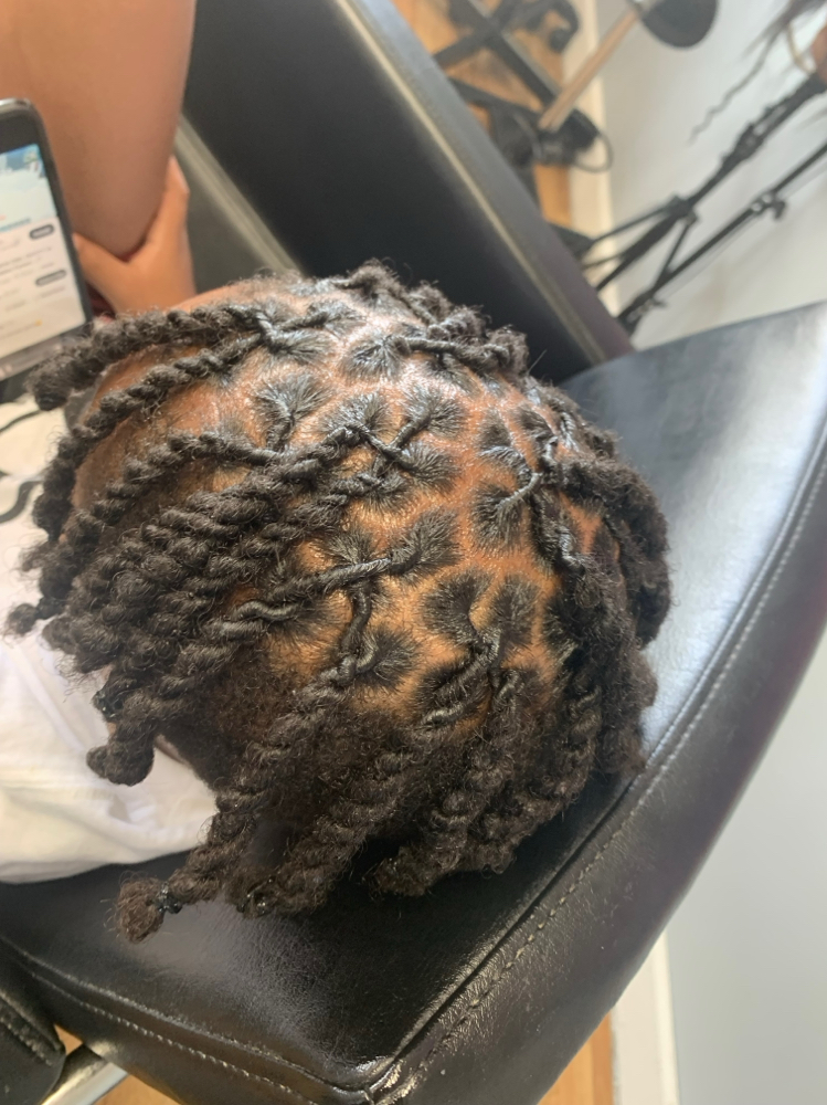Natural Hair Style/ Retwist