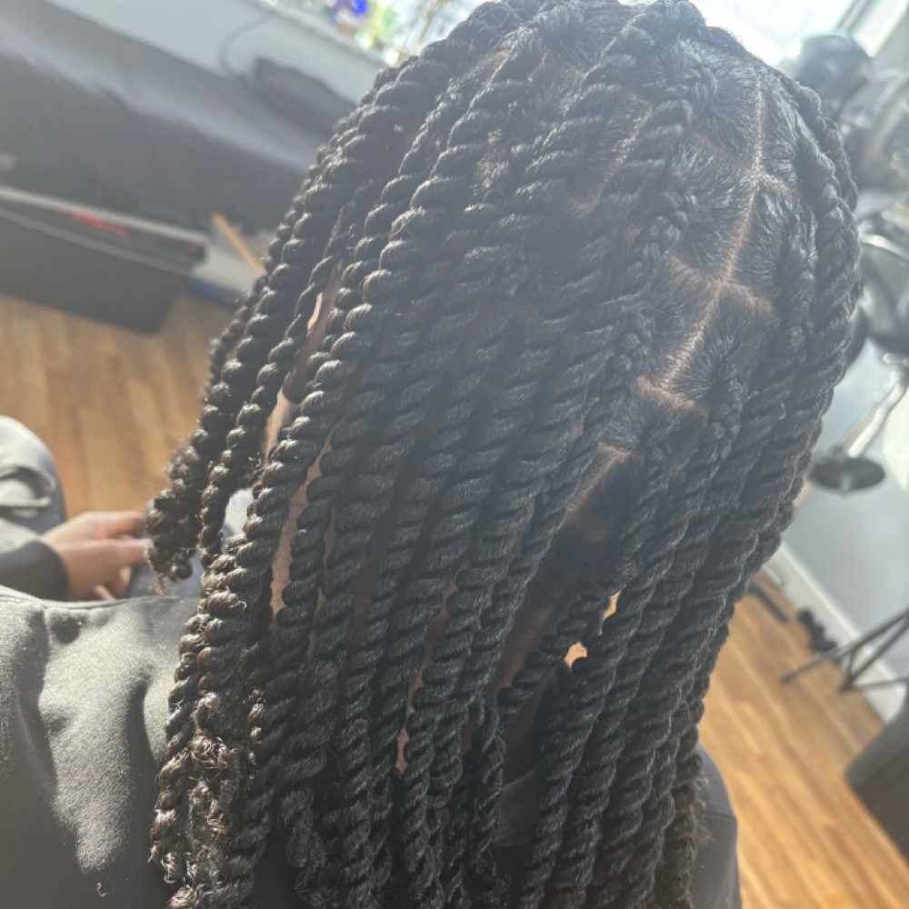 Natural Hair Style/ Retwist at Touched By Keyz Essentials LLC in Willoughby Hills, OH