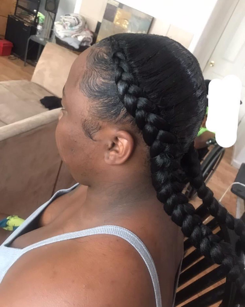 2-4 Feed In Braids at Kharyzma Beauty in Sacramento, CA