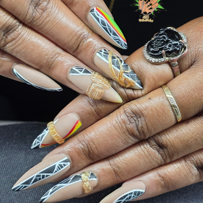 Getting Flashy- Tier 2 Art (New) at 425 Nail Bar & Pedicure Lounge in Richmond, VA