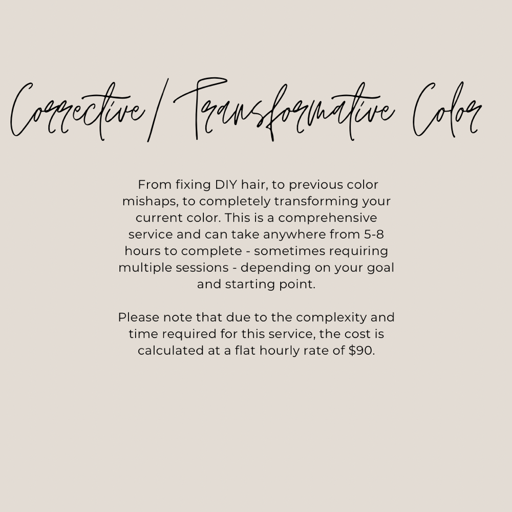 Corrective/Transformative Color