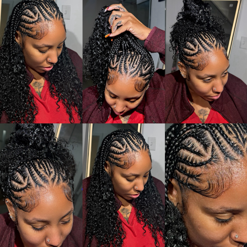 Natural Hair Braid Style 🎀 at The Hair Confidence in Kansas City, MO