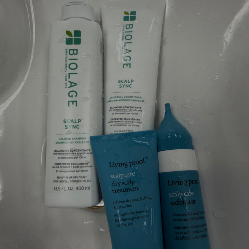 Scalp Treatment at Mercedes hair in Calhoun, GA