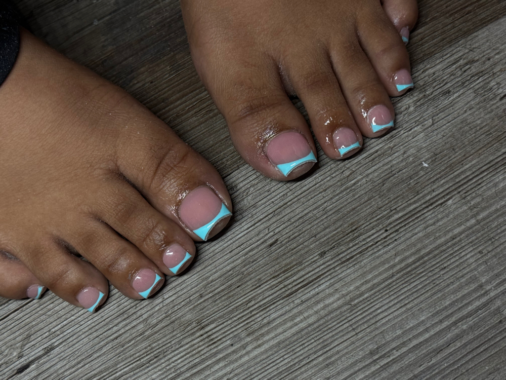 Acrylic Toes at Nail Addict BLVD in Cincinnati, OH