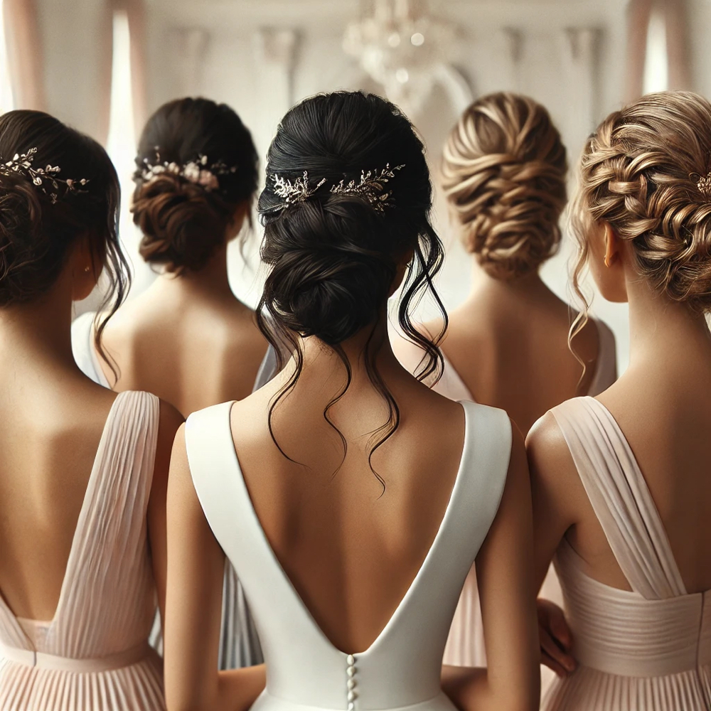 Bridal Party Hair Styling