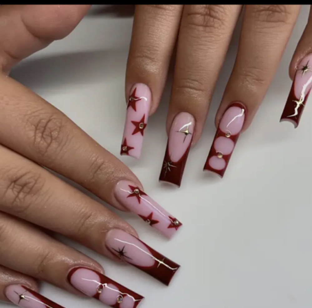 Full Set Acrylic (extra long) at Cayley’s Nails in Richmond, KY