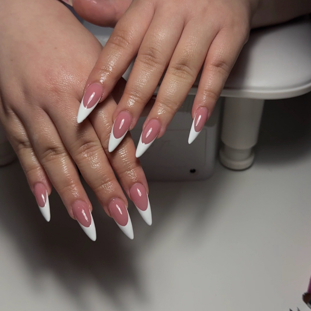 Simple One Color Design at Cyn nails in Katy, TX