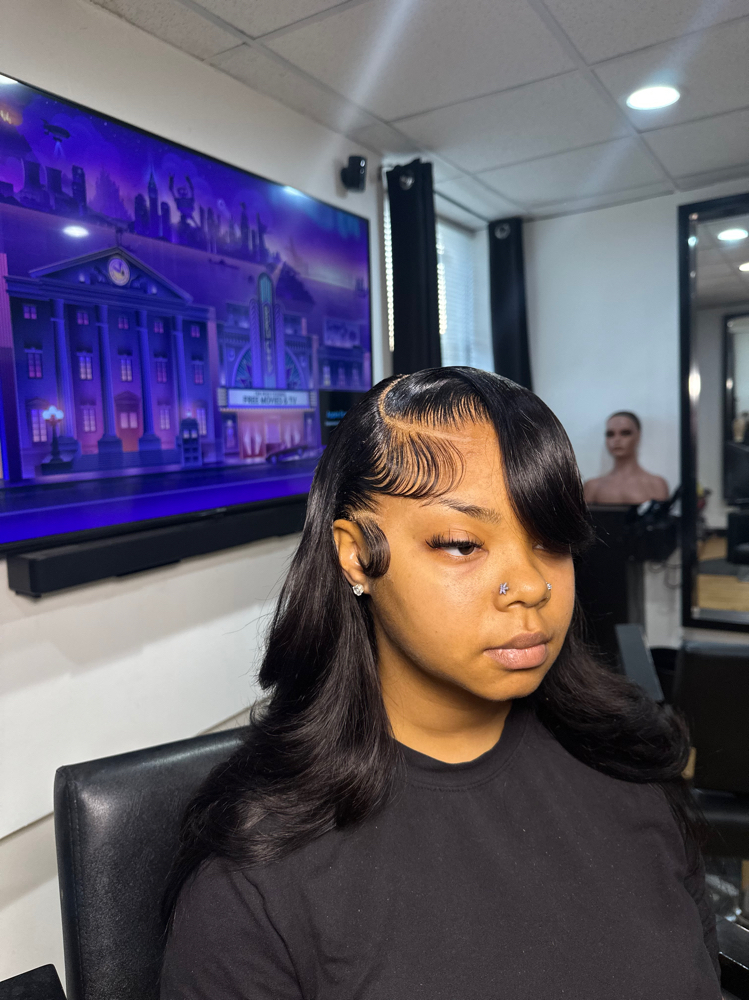 Frontal Wig install at YannaPrettyHair in Lathrup Village, MI