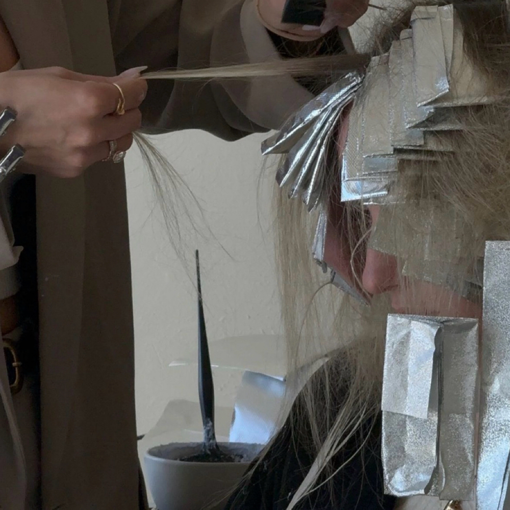 Face Frame Highlight + Blowdry at Mad Babez Hair in Westlake Village, CA